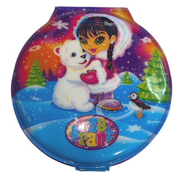 Lisa Frank 2005 -ish Anaña the Eskimo native girl diva Tikanni COMPACT notepad - Picture 2 of 3